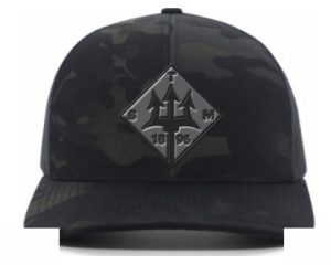 Camo Hat / Black-Grey Logo