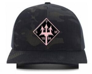 Camo Hat / Pink Logo
